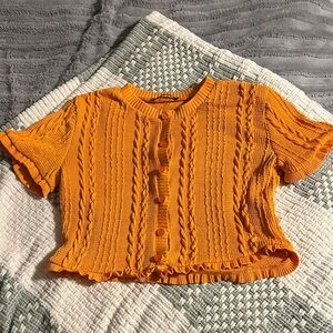 Zara women’s top 🧡